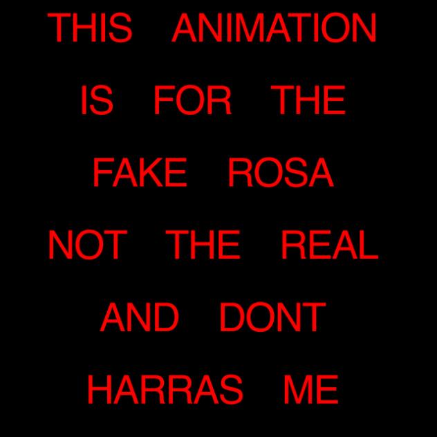 For the fake rosa