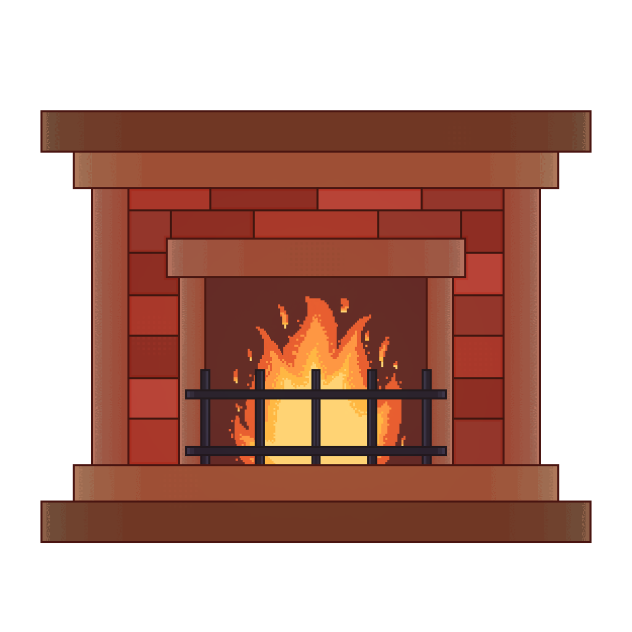 Fire places 02 a (pixel)