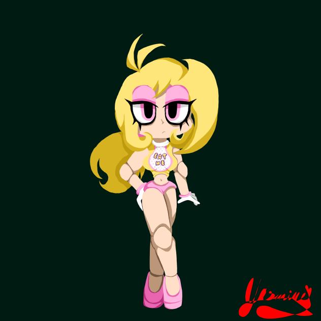 Lasso tool - Layla as Toy Chica FNaF