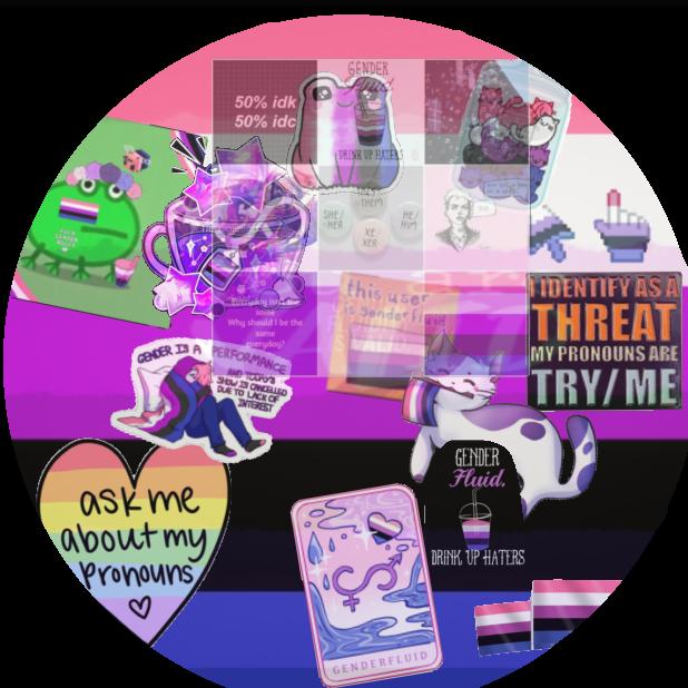 Genderfluid flag pfp