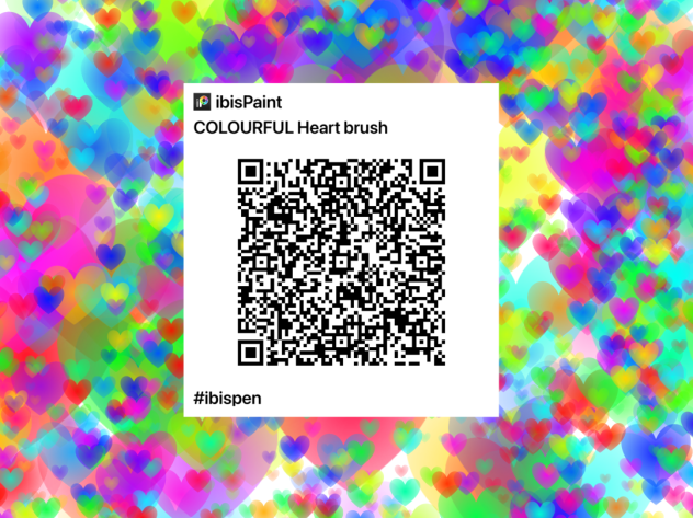 COLOURFUL hearts brush ❤️