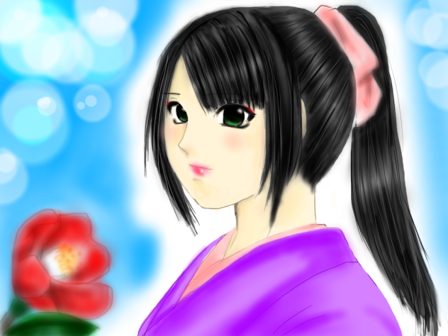 着物女子