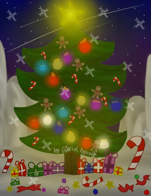 Christmas tree - ibisPaint
