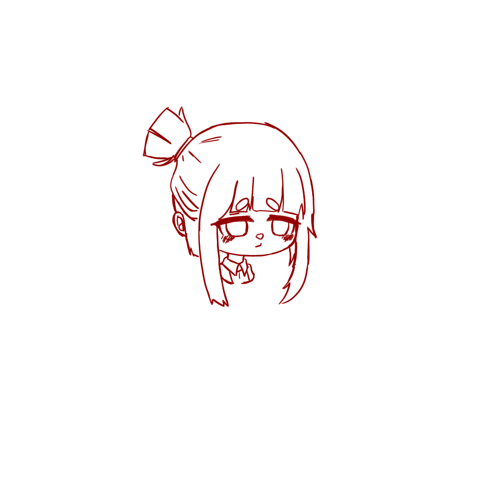 How to draw hair( Gacha club) ibisPaint