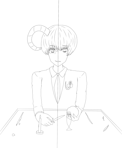 フィクサー✖️ ロンリーダンス 線画