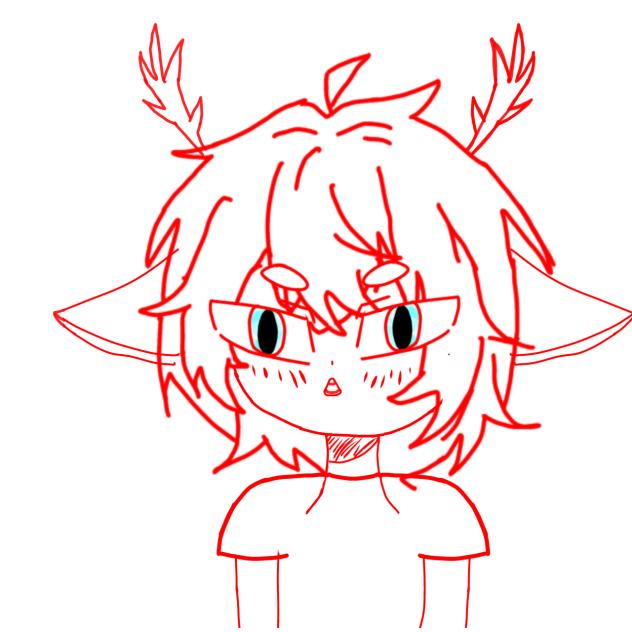 Non-binary deer - ibisPaint