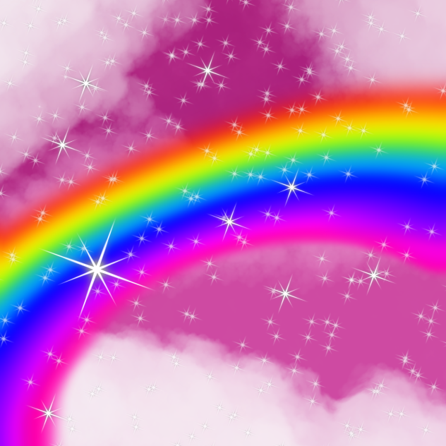 Pink aesthetic 💗 rainbow wallpaper
