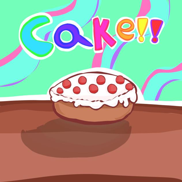 Cake!! -Silly Lasso tool Doodle ♡