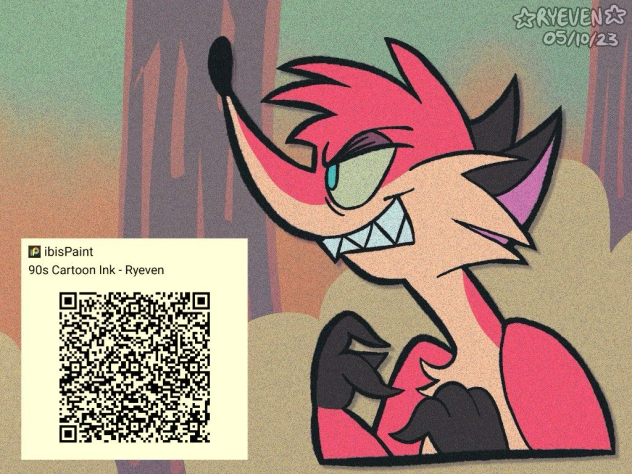 90s cartoon brush! (Not mine)