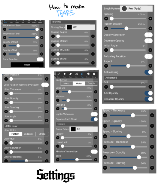 How To Make Tears ibisPaint