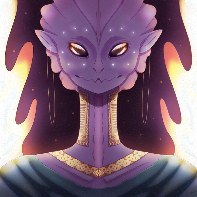 Purple creature