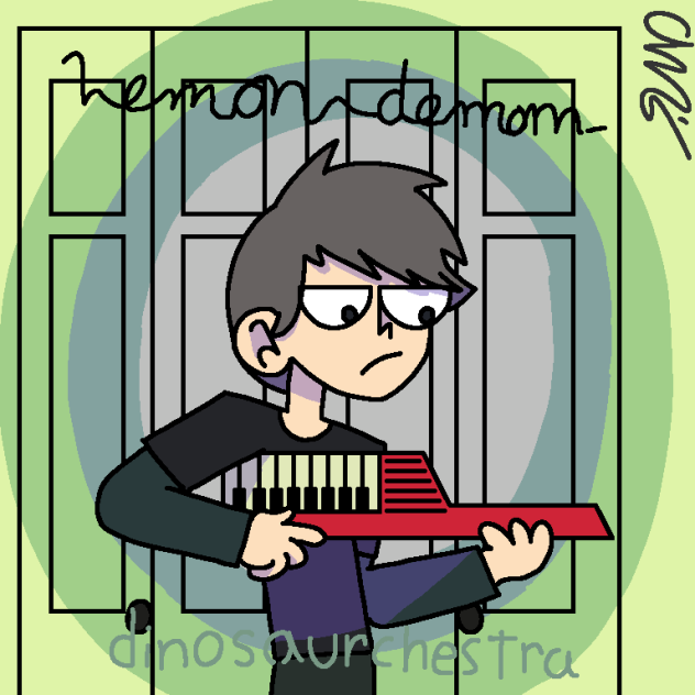 Lemon Demon Dinosaurchestera 2nd cover