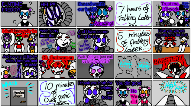 Did you just call us--. FNaF fan comic
