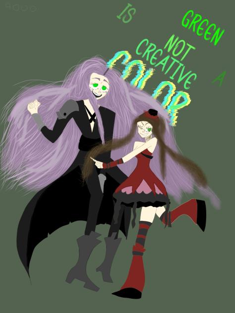 GREEN IS NOT A CREATIVE COLOR