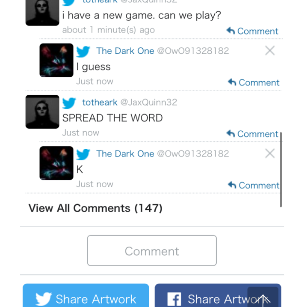 We are playing a game. Join us