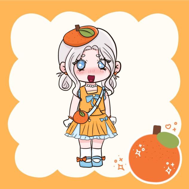 Chibi Fruit Series — Nivia🍊