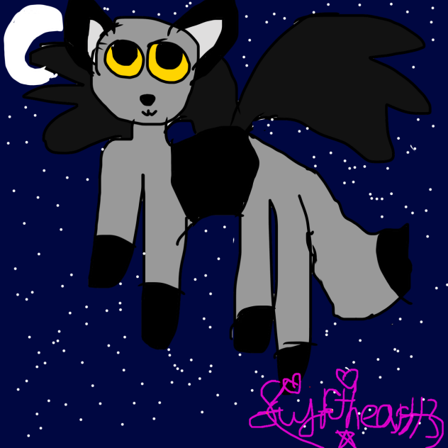 Winged wolf