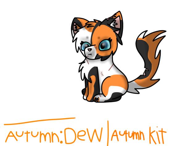 Warrior Cats. AutumnKit-AutumnDew.