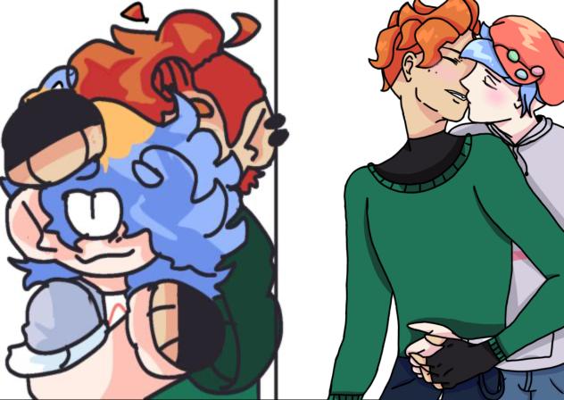 A fnf soft collab!!!!💙🧡