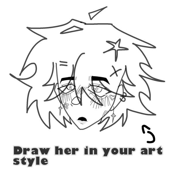 DRAW HER IN UR ART STYLE 😋