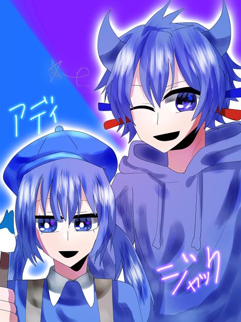 ジャック&アディ擬人化