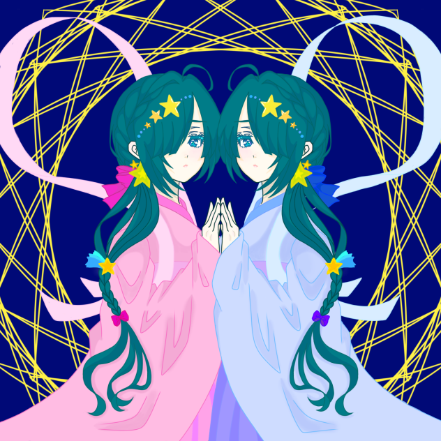 七夕🎋⭐️双子の織姫