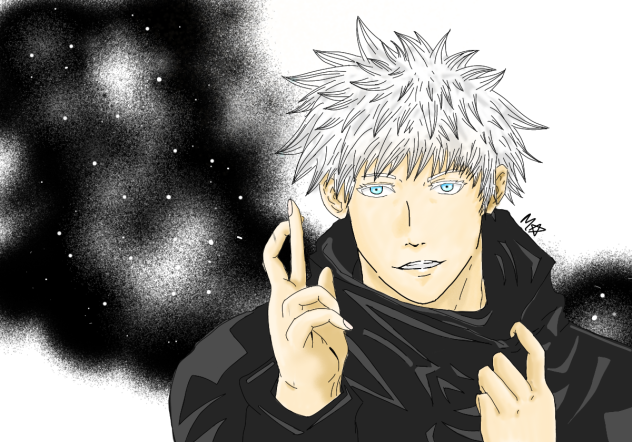 Satoru Gojo - ibisPaint