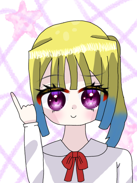 友達の代理ちゃんを描きました！
