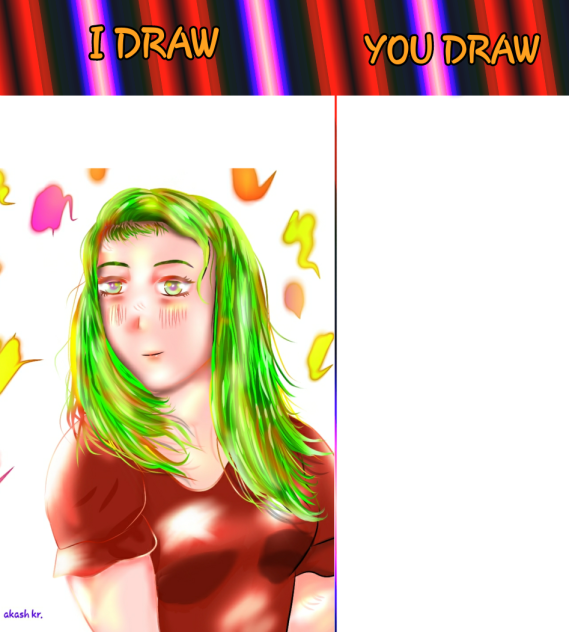 I draw and you draw with collaboration!!