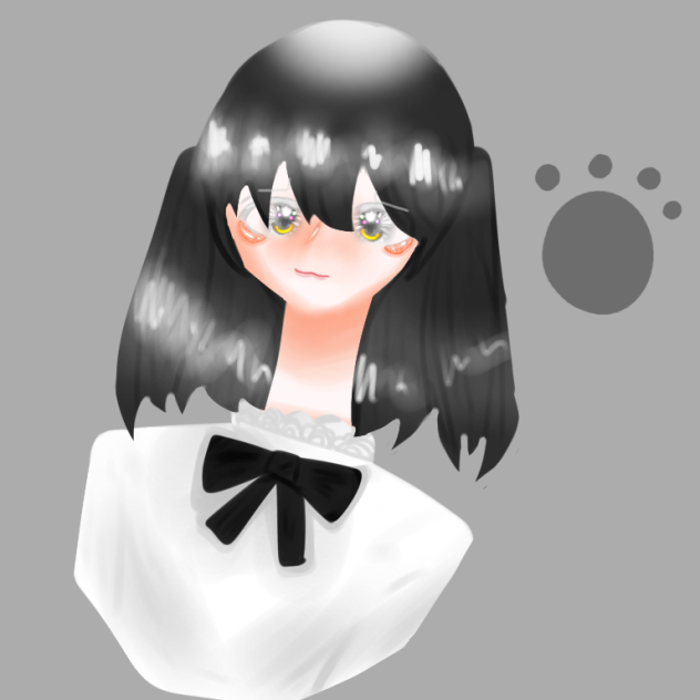 黒髪〜。