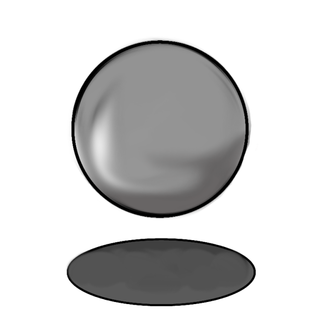 bola en 3d dibujo - ibisPaint