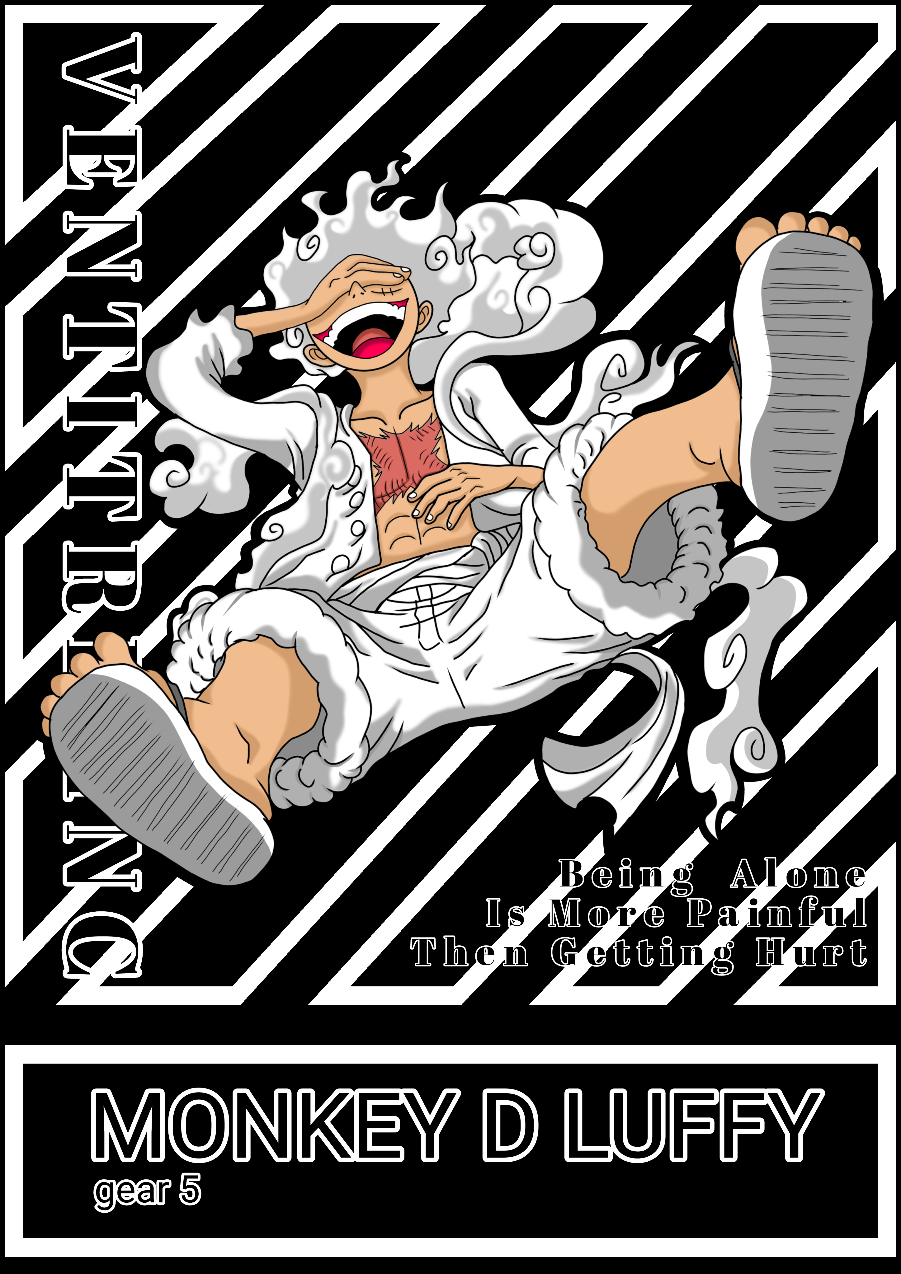 Monkey D Luffy Street Wear - ibisPaint