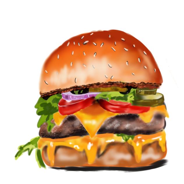 Burger - ibisPaint