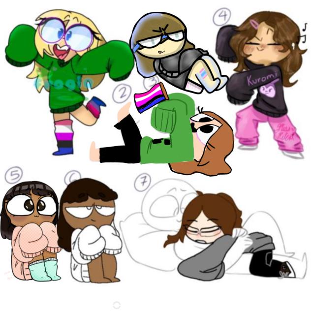 flurri has to draw himself irl ( sad )