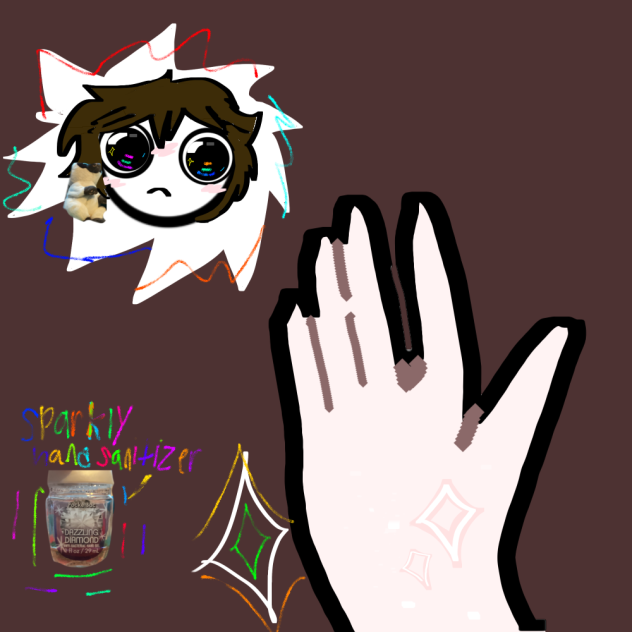 Sparkly hand sanitizer 🌟 🧼