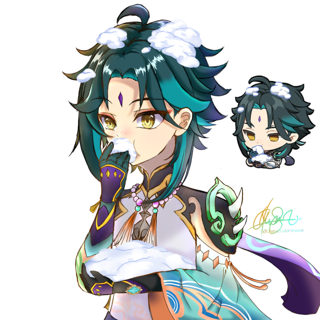 Xiao . 原神 💚❄️