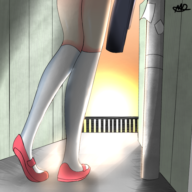 walking home