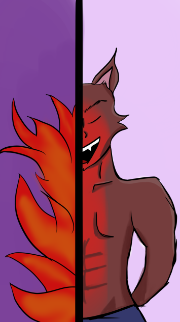 In fire - ibisPaint