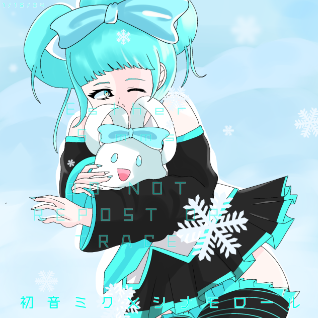 Hatsune ✕ Cinnamonroll