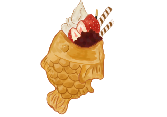 Strawberry tayaki