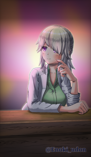 白衣の女性