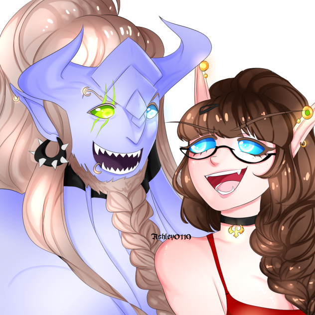 Draenei and the Blood elf