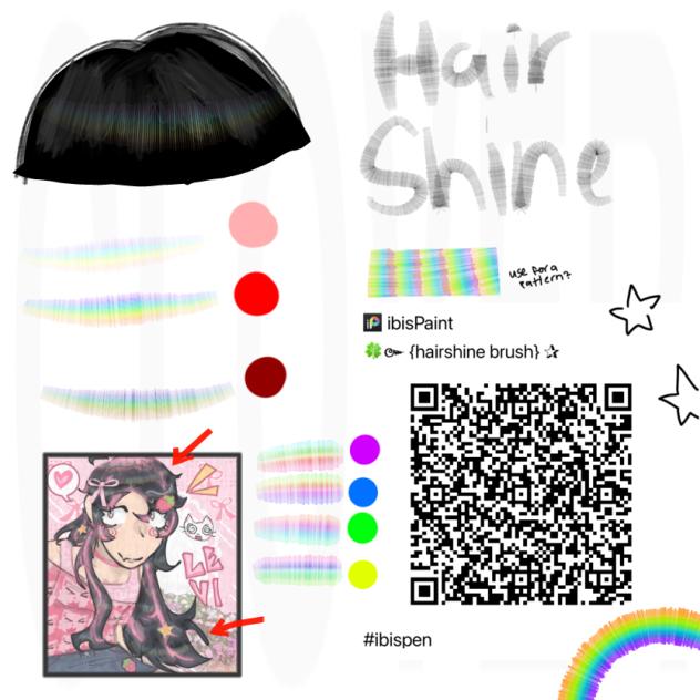 Hair shine brush 🌈