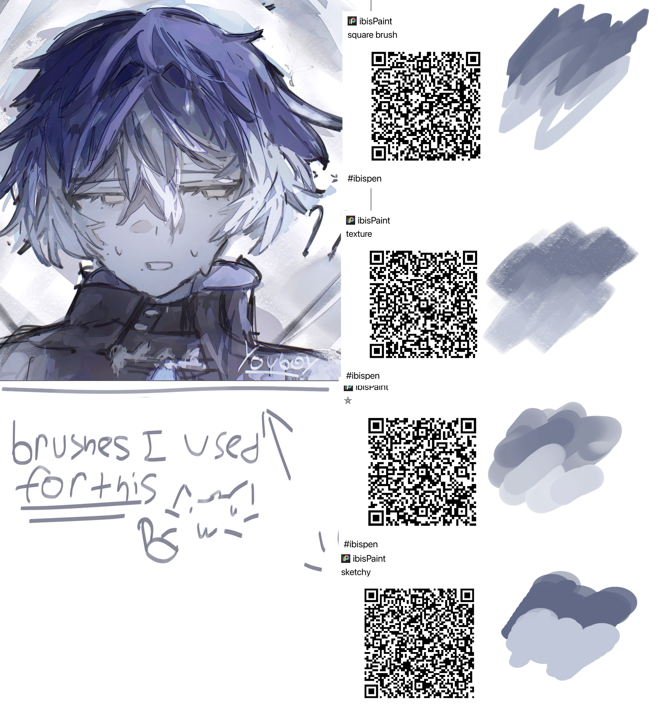 sketch and render brushes - ibisPaint