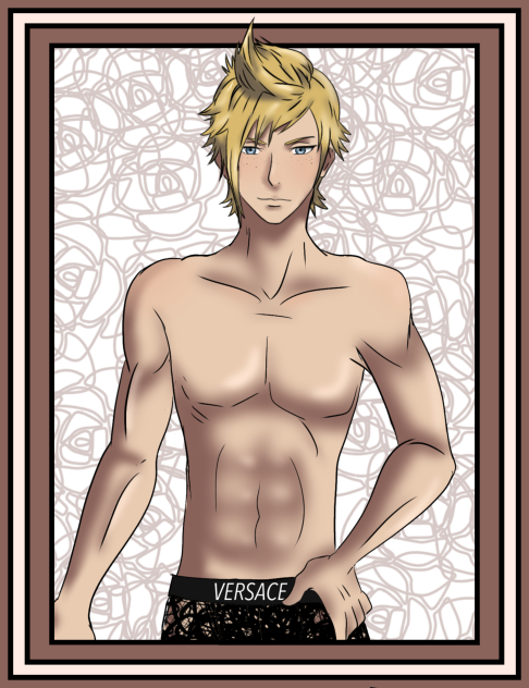 Prompto the underwear model