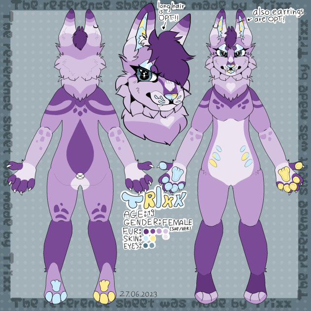 Trixx's brand new reference sheet!!!