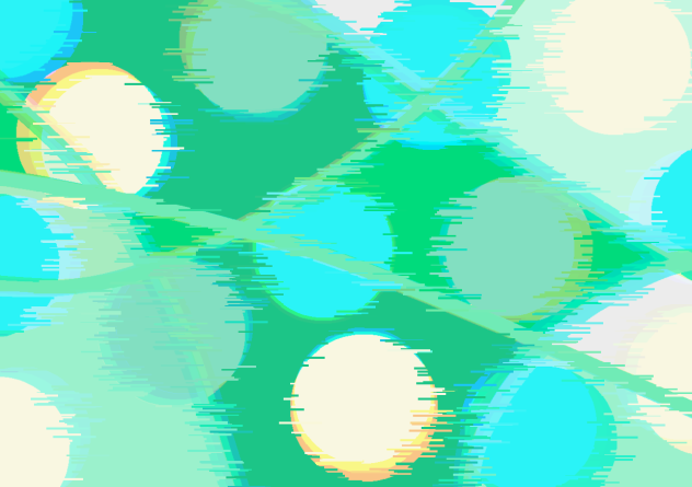 chromatic aberration cool tone design - ibisPaint