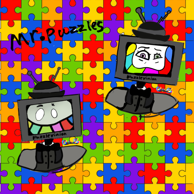 Mr.puzzles fanart cause why not