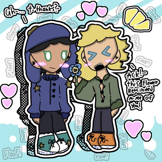 Tweek giving a gift to Craig! (Creek!)