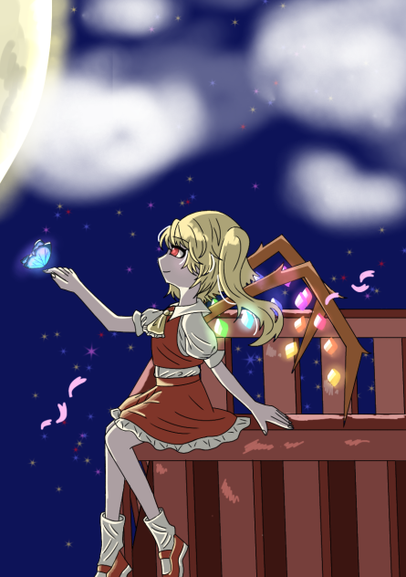 『月に照らされ輝くあの子』